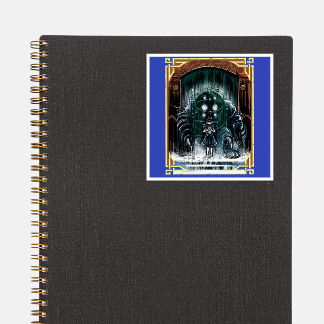 The Protector Under The Sea-None-Glossy-Sticker-zascanauta