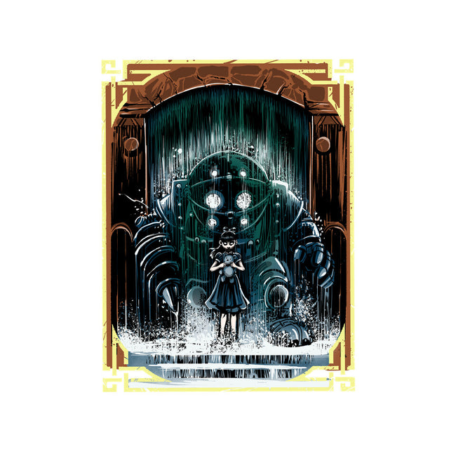 The Protector Under The Sea-Womens-Fitted-Tee-zascanauta