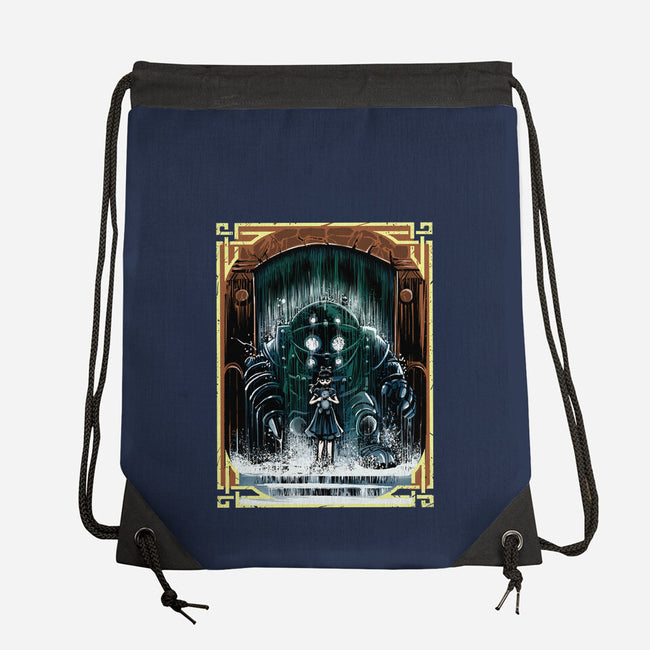 The Protector Under The Sea-None-Drawstring-Bag-zascanauta