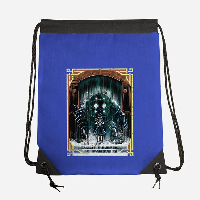 The Protector Under The Sea-None-Drawstring-Bag-zascanauta