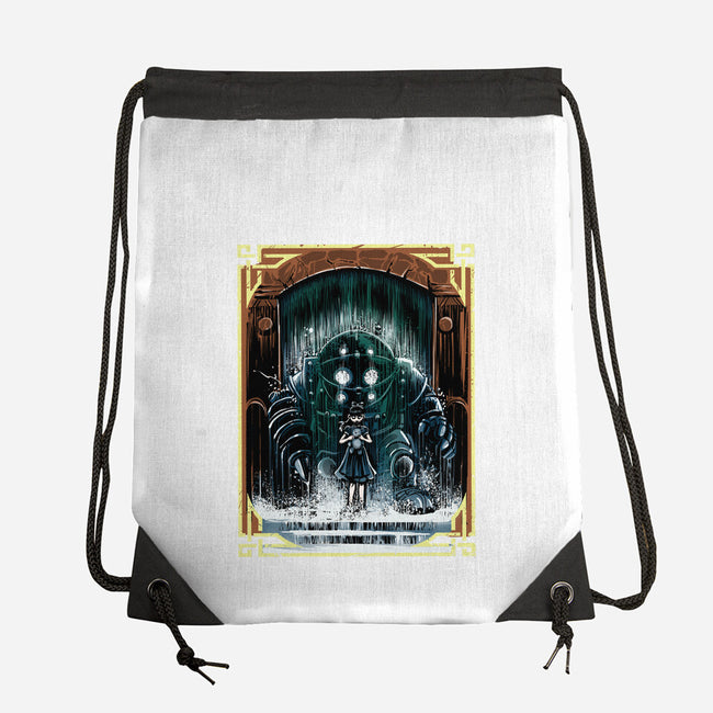 The Protector Under The Sea-None-Drawstring-Bag-zascanauta