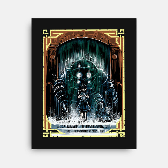 The Protector Under The Sea-None-Stretched-Canvas-zascanauta