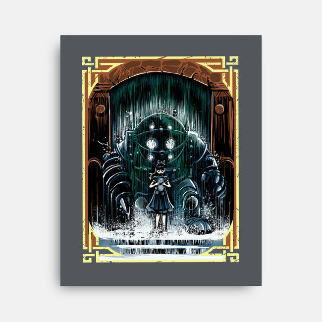 The Protector Under The Sea-None-Stretched-Canvas-zascanauta