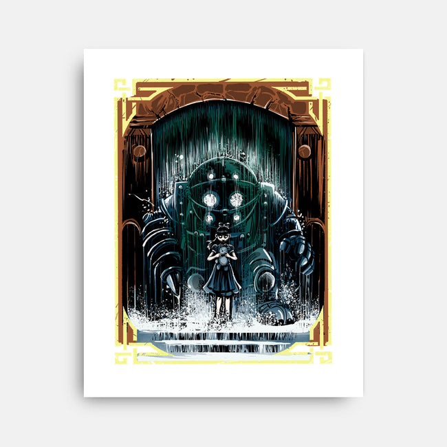 The Protector Under The Sea-None-Stretched-Canvas-zascanauta