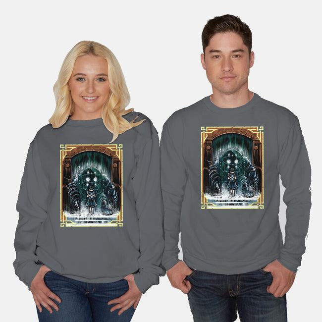 The Protector Under The Sea-Unisex-Crew Neck-Sweatshirt-zascanauta