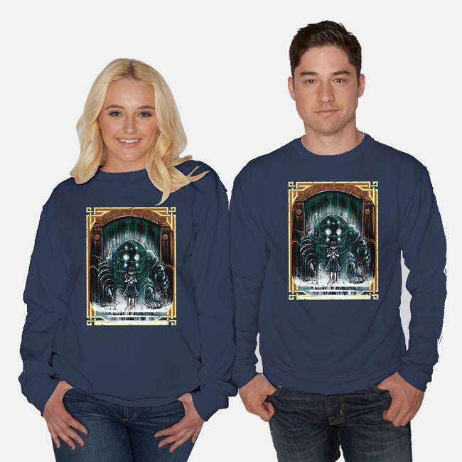 The Protector Under The Sea-Unisex-Crew Neck-Sweatshirt-zascanauta