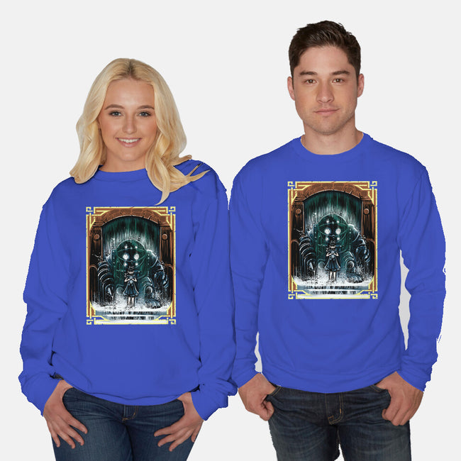 The Protector Under The Sea-Unisex-Crew Neck-Sweatshirt-zascanauta