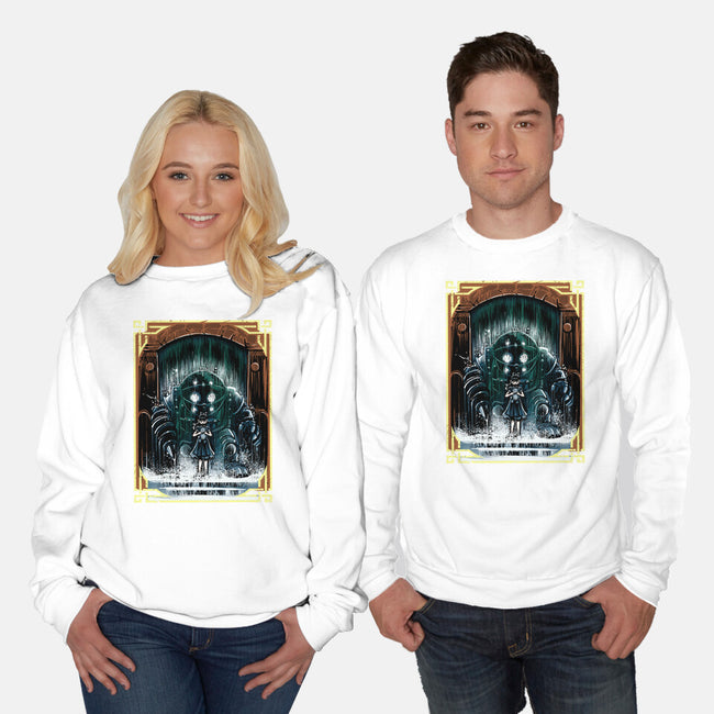 The Protector Under The Sea-Unisex-Crew Neck-Sweatshirt-zascanauta