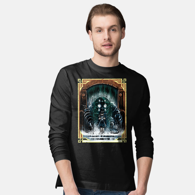 The Protector Under The Sea-Mens-Long Sleeved-Tee-zascanauta