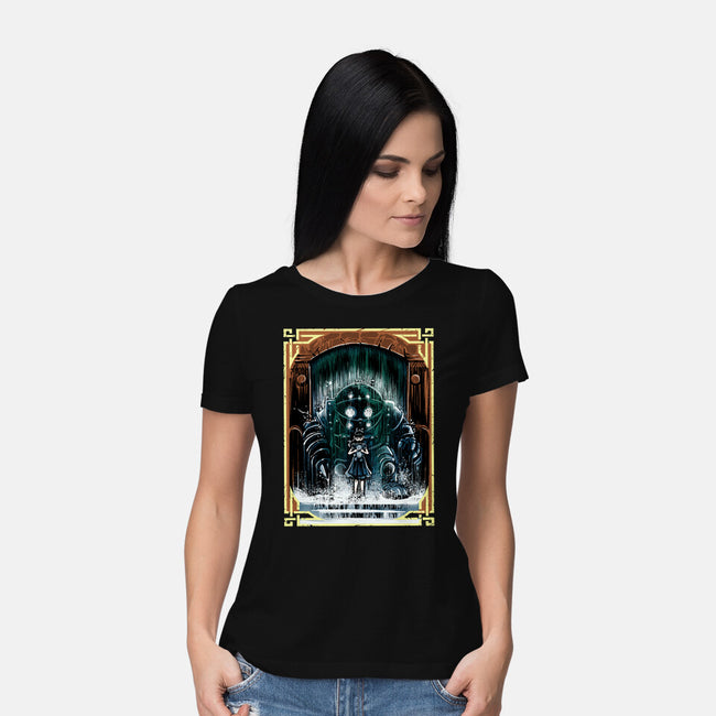 The Protector Under The Sea-Womens-Basic-Tee-zascanauta