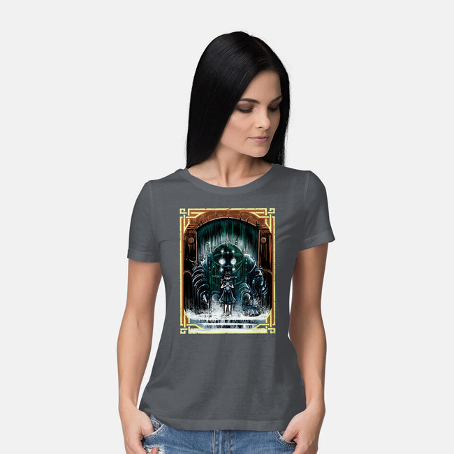 The Protector Under The Sea-Womens-Basic-Tee-zascanauta