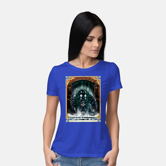 The Protector Under The Sea-Womens-Basic-Tee-zascanauta