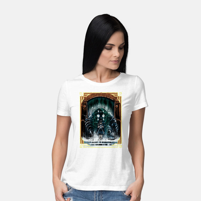 The Protector Under The Sea-Womens-Basic-Tee-zascanauta