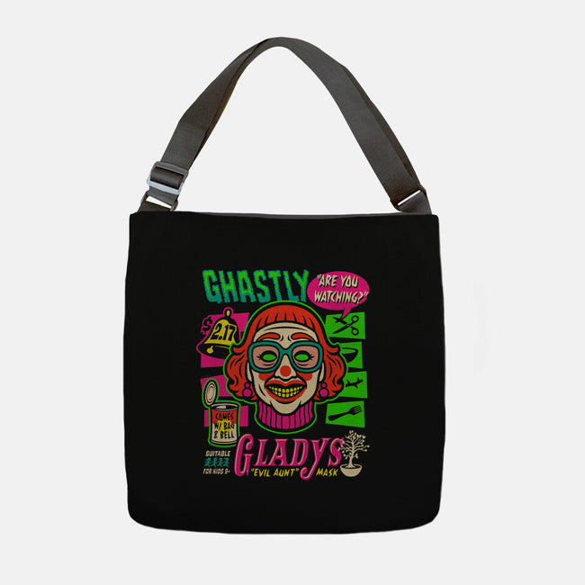 Ghastly Gladys-None-Adjustable Tote-Bag-Wheels