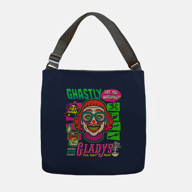 Ghastly Gladys-None-Adjustable Tote-Bag-Wheels