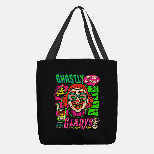Ghastly Gladys-None-Basic Tote-Bag-Wheels