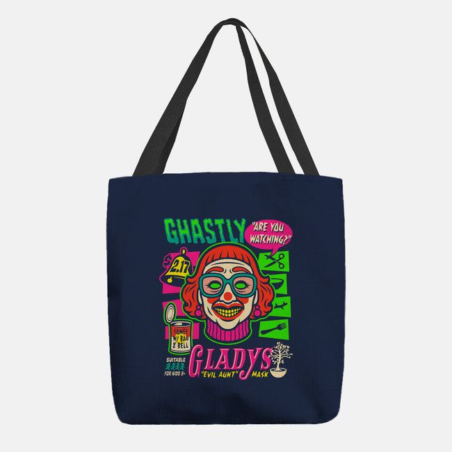 Ghastly Gladys-None-Basic Tote-Bag-Wheels