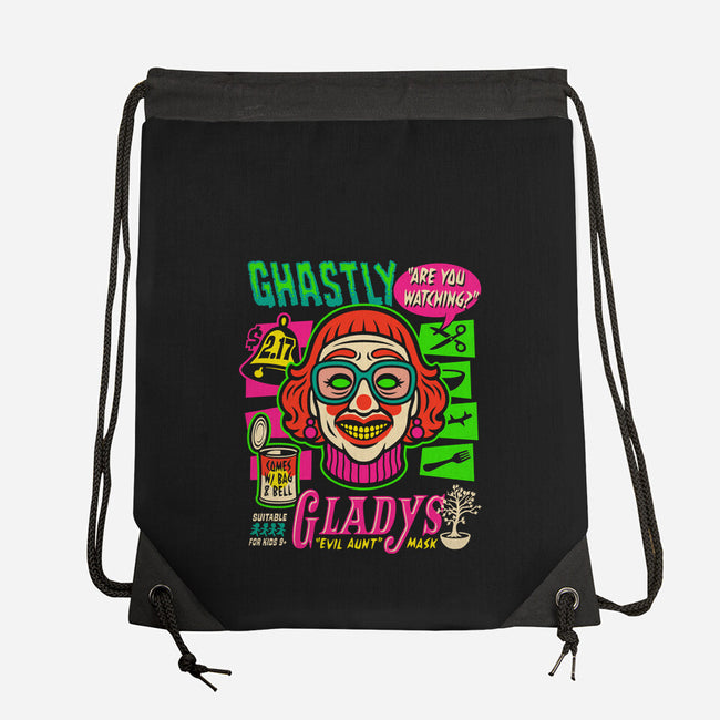 Ghastly Gladys-None-Drawstring-Bag-Wheels