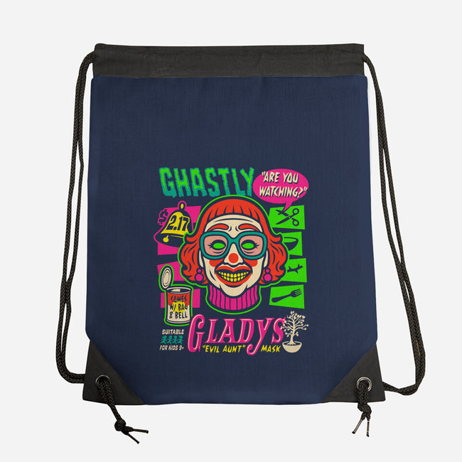 Ghastly Gladys-None-Drawstring-Bag-Wheels