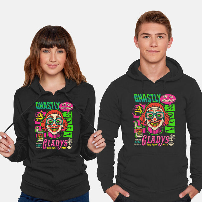 Ghastly Gladys-Unisex-Pullover-Sweatshirt-Wheels