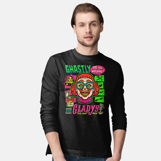 Ghastly Gladys-Mens-Long Sleeved-Tee-Wheels