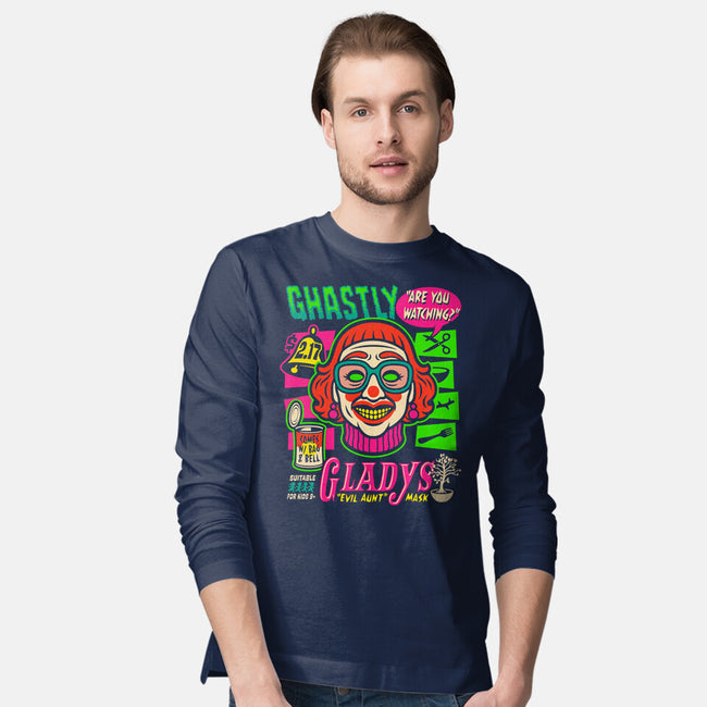 Ghastly Gladys-Mens-Long Sleeved-Tee-Wheels
