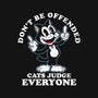 Cats Judge Everyone-Unisex-Crew Neck-Sweatshirt-Nemons
