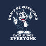 Cats Judge Everyone-Unisex-Crew Neck-Sweatshirt-Nemons