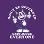 Cats Judge Everyone-Unisex-Crew Neck-Sweatshirt-Nemons