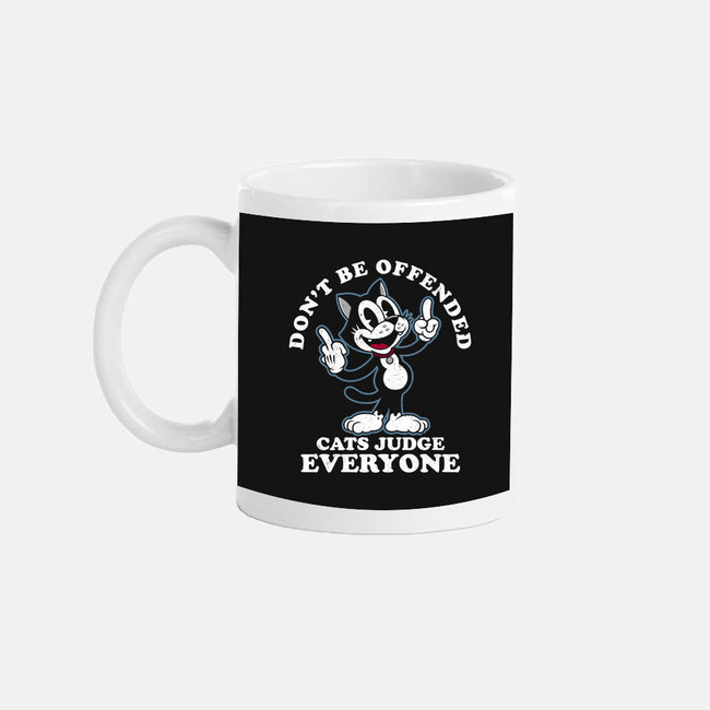 Cats Judge Everyone-None-Mug-Drinkware-Nemons