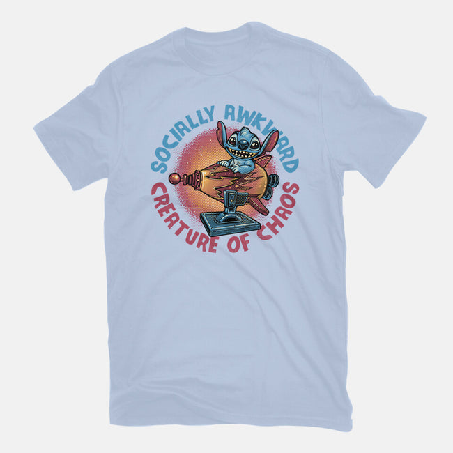 Creature Of Chaos-Mens-Heavyweight-Tee-glitchygorilla