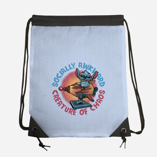 Creature Of Chaos-None-Drawstring-Bag-glitchygorilla