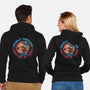Creature Of Chaos-Unisex-Zip-Up-Sweatshirt-glitchygorilla