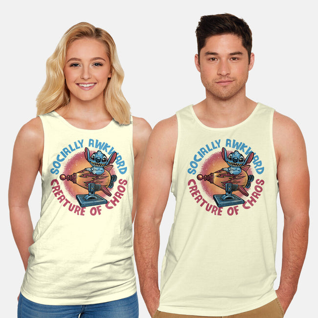 Creature Of Chaos-Unisex-Basic-Tank-glitchygorilla