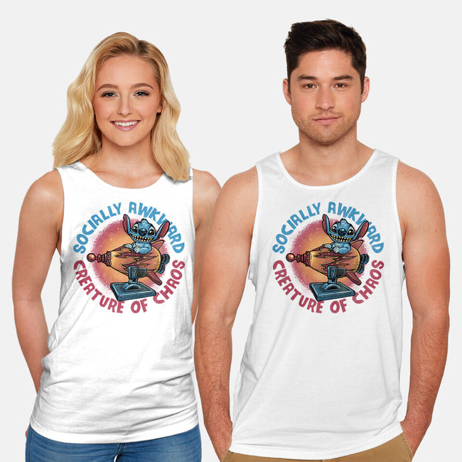 Creature Of Chaos-Unisex-Basic-Tank-glitchygorilla