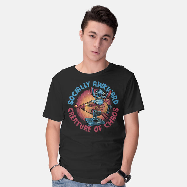 Creature Of Chaos-Mens-Basic-Tee-glitchygorilla