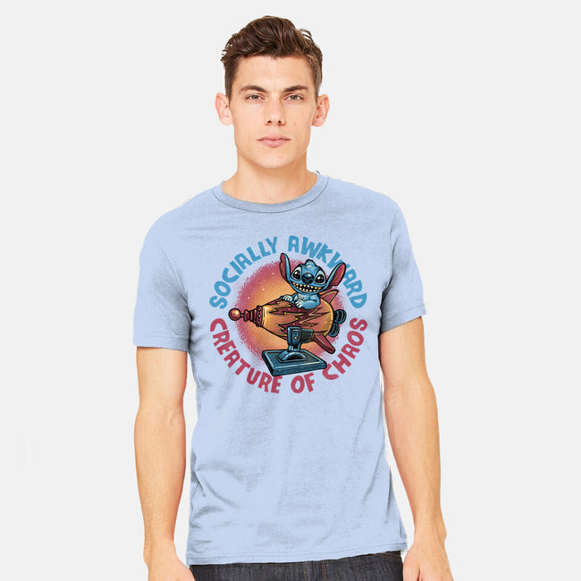 Creature Of Chaos-Mens-Heavyweight-Tee-glitchygorilla