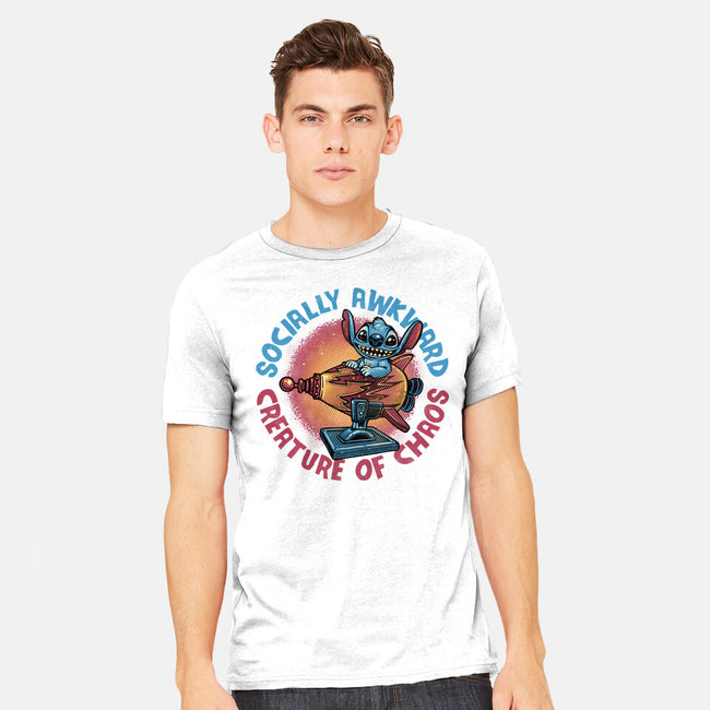 Creature Of Chaos-Mens-Heavyweight-Tee-glitchygorilla