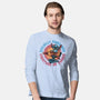 Creature Of Chaos-Mens-Long Sleeved-Tee-glitchygorilla