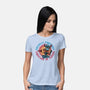 Creature Of Chaos-Womens-Basic-Tee-glitchygorilla