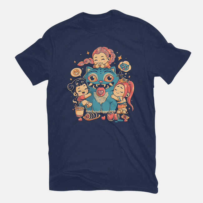 Demon Huggers-Unisex-Basic-Tee-Arigatees