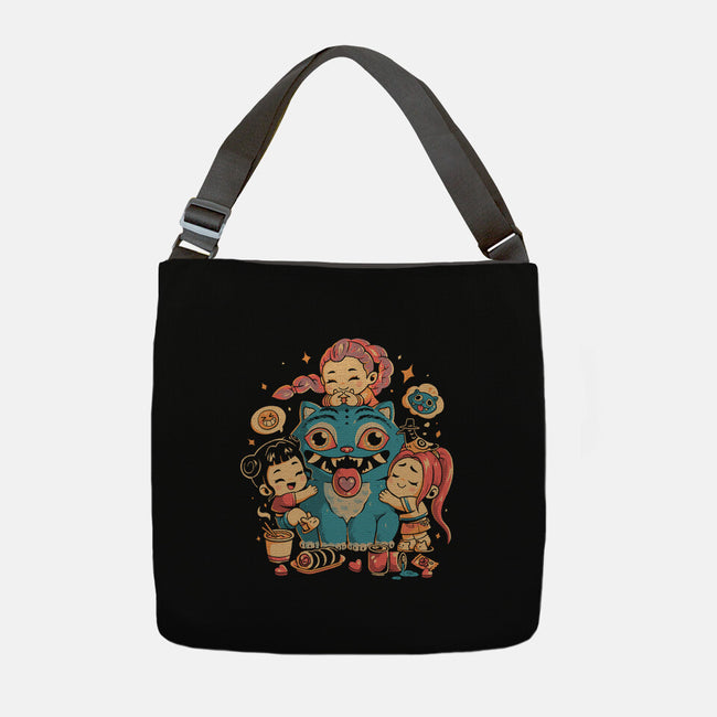 Demon Huggers-None-Adjustable Tote-Bag-Arigatees
