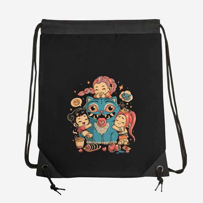 Demon Huggers-None-Drawstring-Bag-Arigatees
