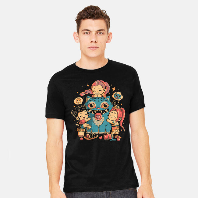 Demon Huggers-Mens-Heavyweight-Tee-Arigatees