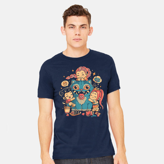Demon Huggers-Mens-Heavyweight-Tee-Arigatees