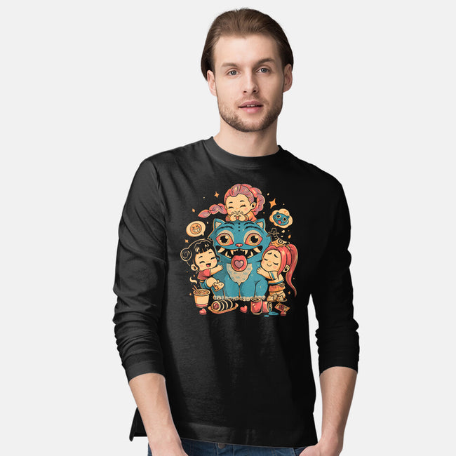 Demon Huggers-Mens-Long Sleeved-Tee-Arigatees