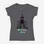 Breaking Arms-Womens-V-Neck-Tee-zascanauta