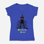 Breaking Arms-Womens-V-Neck-Tee-zascanauta