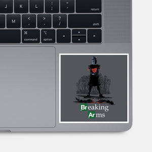 Breaking Arms-None-Glossy-Sticker-zascanauta