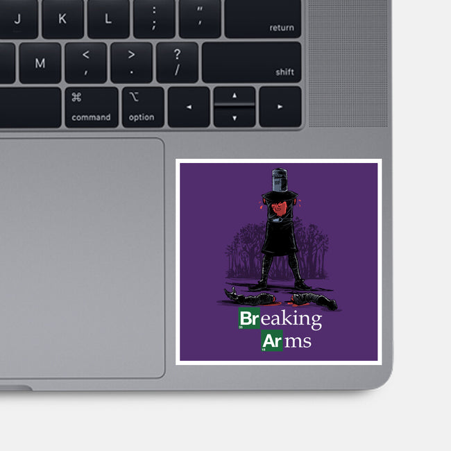 Breaking Arms-None-Glossy-Sticker-zascanauta